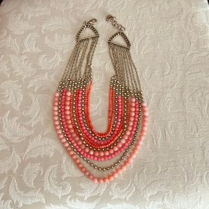 Beautiful multi strand necklace.